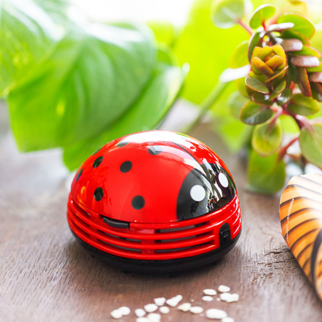 Ramasse miettes, aspirateur de table coccinelle. 